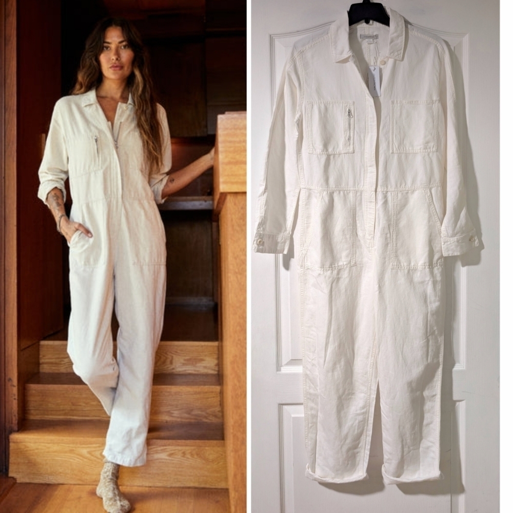 NWT Outerknown | Station Jumpsuit In Salt